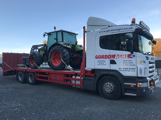 Delivery in action with Gordon Agri Scotland Ltd