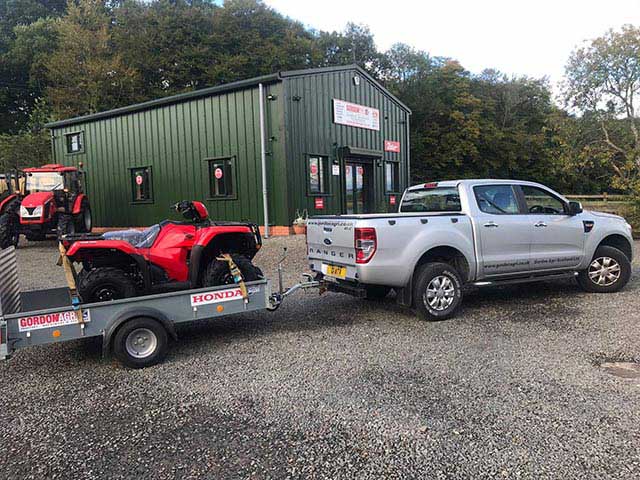 Delivery in action with Gordon Agri Scotland Ltd