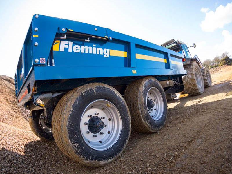 Fleming tr10 dump trailer