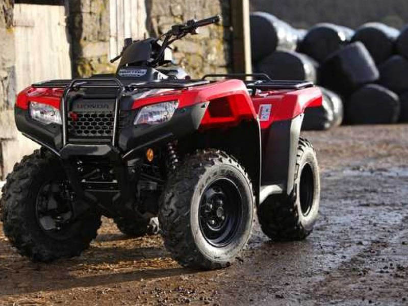 HONDA FOURTRAX 420 FM1 ATV AND WESSEX AT-110 TOPPER