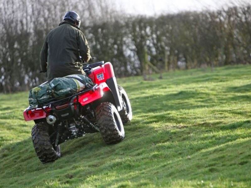 HONDA FOURTRAX 420 FM1 ATV AND WESSEX AT-110 TOPPER